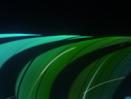 abstract the colored lines in the dark for background concept and designの写真素材