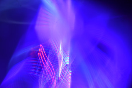 Application of comprehensive background light effect (computer generated, fractal abstract...