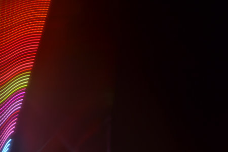 abstract light speed motion blur on black background,abstract backgroundの写真素材