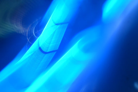 Application of light effects on a robot's backgroung.の写真素材