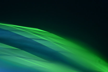 speed concept of moving fast on dark background with copy space for your textの写真素材