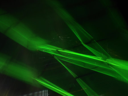 abstract background with green lines and bokeh effect. Texture