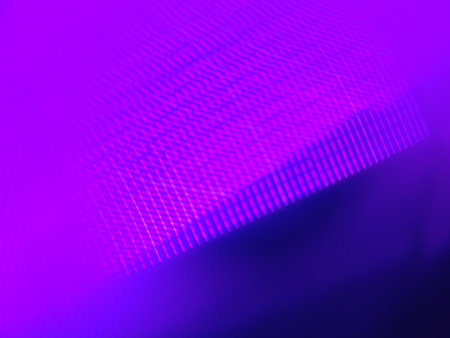 CloseUp LED blurred screen. Abstract background. Soft focus background.の写真素材