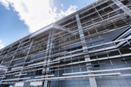 Modern and glass buildingsの写真素材