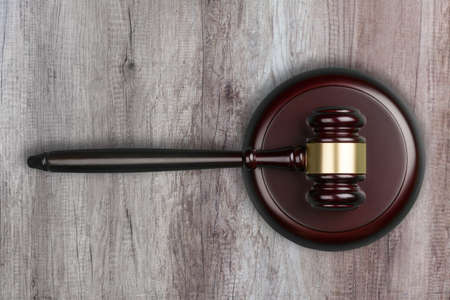 Justice and law hammerの写真素材