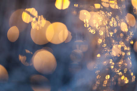 Abstract lights blur bokehの写真素材