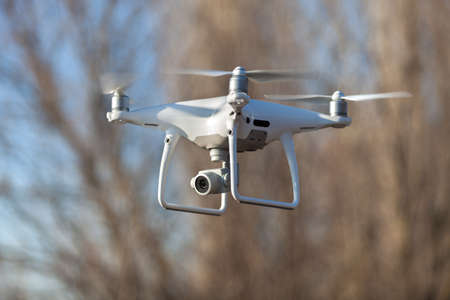 Technology helicopter flyingの写真素材