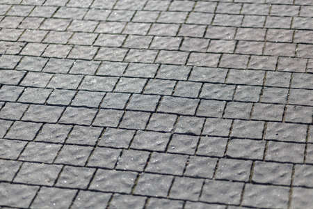 Stone pavement texture backgroundの写真素材