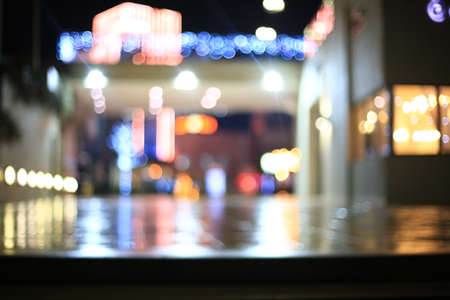 Abstract lights blur bokehの写真素材