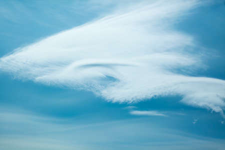 Blue sky and white cloudsの写真素材