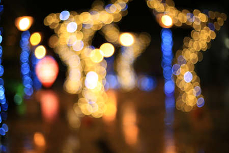 Abstract light bokehの写真素材