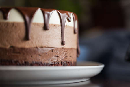 Cake dessert chocolate sweet deliciousの写真素材