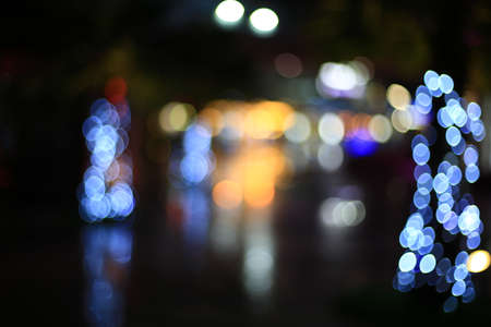 Abstract lights blur bokehの写真素材