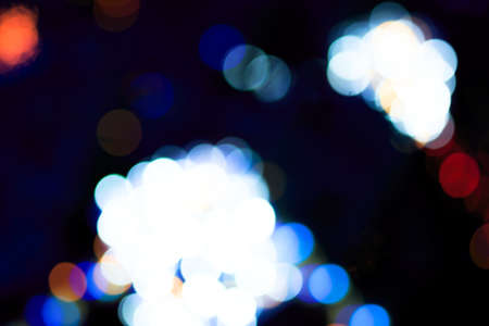 Abstract lights blur bokehの写真素材