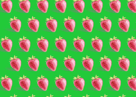 Collection of beautiful exotic fruits in the form of a pattern backgroundの写真素材