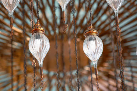 Arabic lamp and ornaments in the interior. Moroccan interior.の写真素材