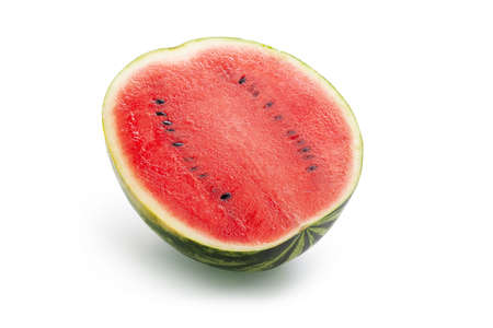 Fresh ripe perfect beautiful natural fruit. Isolate on whiteの写真素材