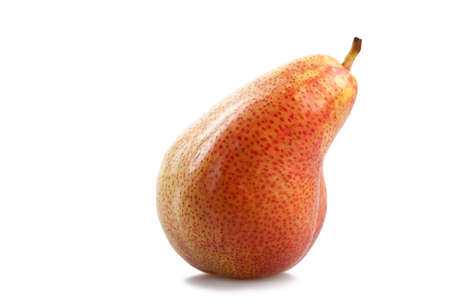 Fresh ripe perfect beautiful natural fruit. Isolate on whiteの写真素材