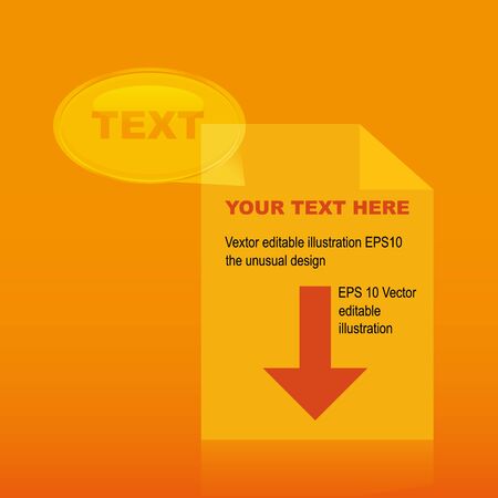 Vector. Paper your test here downloadのイラスト素材