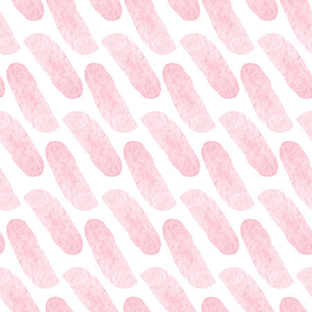 Hand drawn watercolor seamless pattern witn abstract elements.