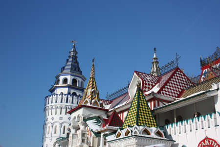 Russia, Moscow. Kremlin in Izmailovo. Fragment.の写真素材