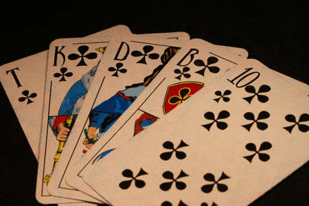 Playing cards, combination Street