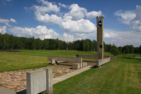 Belarus, Khatyn memorial complexの写真素材