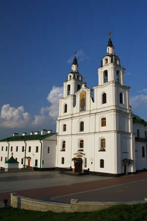 Orthodox Cathedral of the Descent of the Holy Spirit. Belarus, Minskの写真素材