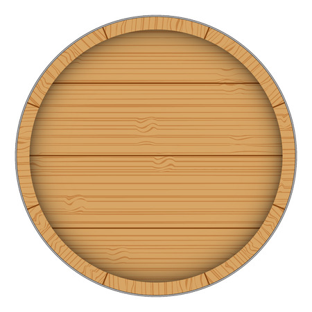 Wooden barrels for storing wine, brandy, whiskey, beer, rum ...のイラスト素材