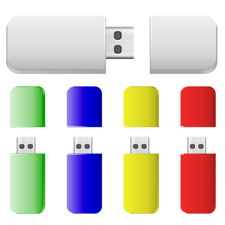 Flash cards of different colors. Vector Image. Colours easily changed.のイラスト素材