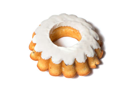 Easter sweet cake isolated  on white. Great backgroundの写真素材