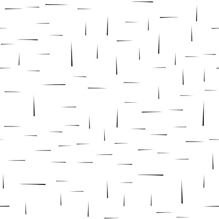 Seamless vector pattern imitation of birch bark. Black dashes, sticks on a white background.Abstract black and white texture for wallpaper, textile, wrapping paper.のイラスト素材