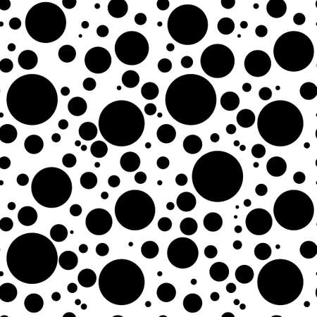 Black and white Seamless Monochrome Design. Vector illustrationのイラスト素材