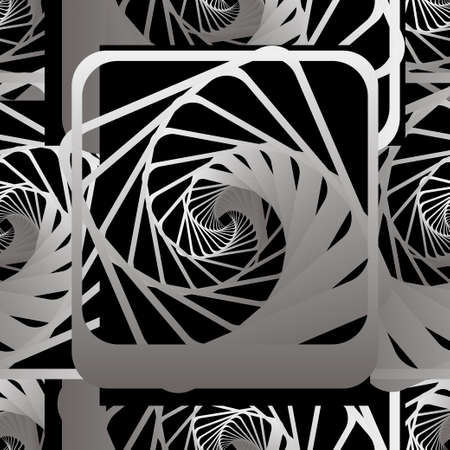 Abstract striped textured geometric seamless pattern. Vector illustration.のイラスト素材