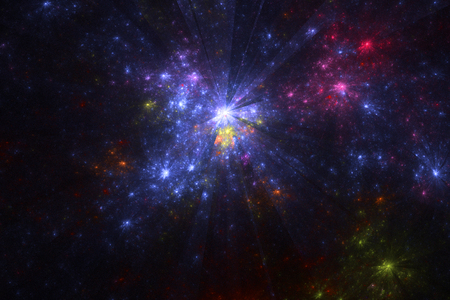 abstract fractal background. color fireworks. Abstract painting multicolor texture. motion holiday background. Modern multicolor futuristic dynamic pattern. Fractal artwork for creative graphic designの写真素材