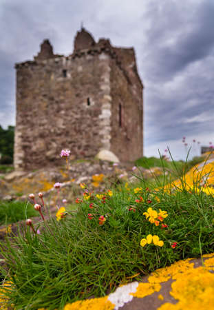 Portencross castleのeditorial素材