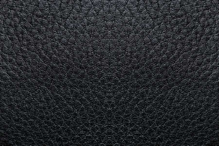 black leather texture background, close-up photoの写真素材