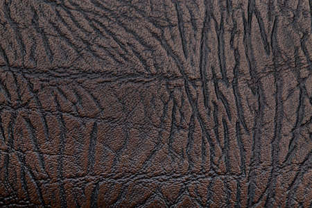 brown leather texture background, close-up photoの写真素材