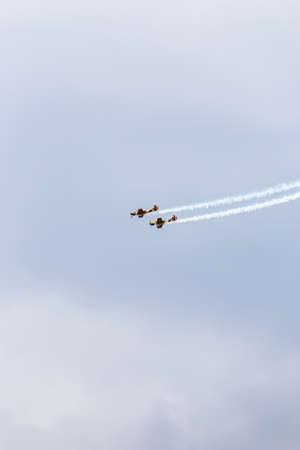 avia show 25.09.2016 Moldova. International Moldavian airport air show on the occasion of national day of Civil Aviation.のeditorial素材