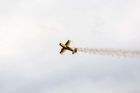 avia show 25.09.2016 Moldova. International Moldavian airport air show on the occasion of national day of Civil Aviation.のeditorial素材