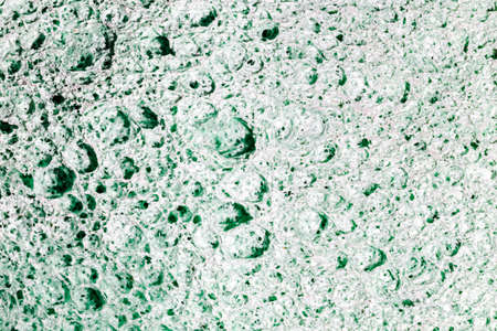 texture of a sponge light green background image close upの写真素材