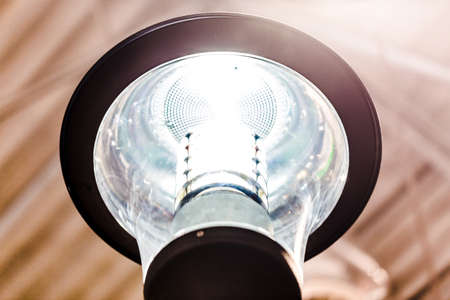 street light on the exhibition, background imageの写真素材