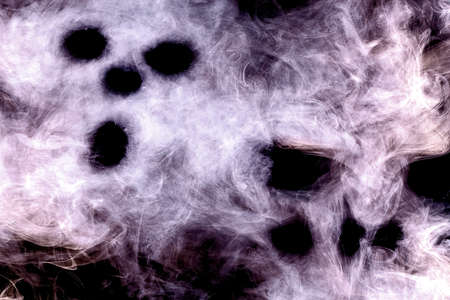 ghosts from smoke from e-cigarette, background image