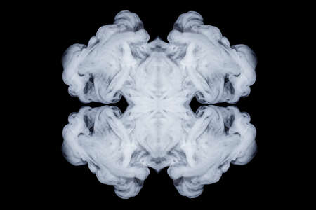 smoke isolated on black background image