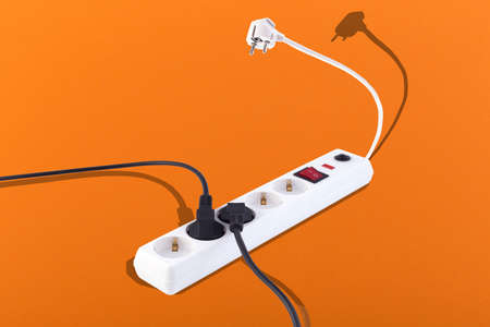scorpion power extension cord, concept of dangerous voltage and expensive electricity