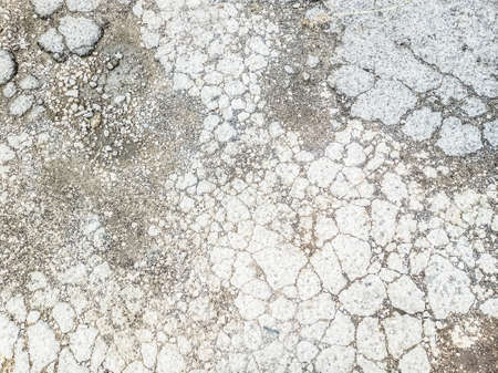 Cracked concrete texture closeup background image