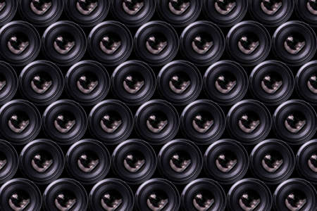 Camera photo lens, background imageの写真素材