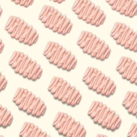 liquid foundation pattern on beige background