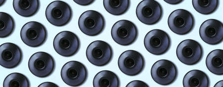 Security camera cctv pattern, abstract cyber security surveillance texture background, panoramic imageの写真素材