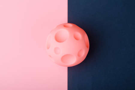 toy planet over bright background, travel to mars concept